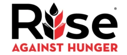 Rise Against Hunger logo.